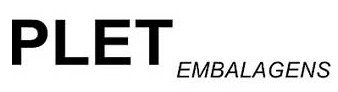 Logo PLET Embalagens